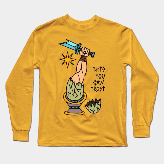 This you can trust Long Sleeve T-Shirt by Ninja Tiger Magic Bringer